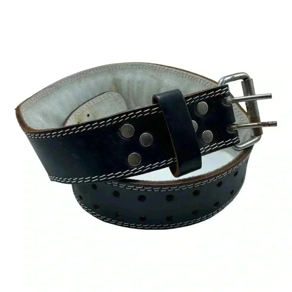Golds Gym padded leather weight lifting belt 33-43
